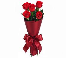 Букет 5 Красных роз Эдлесс Лав в Родине