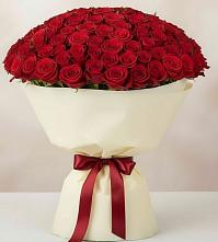 Букет 101 Красная роза Милано #REPLACE_PRED# Родине