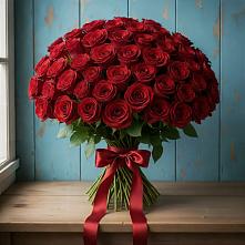 Букет Красные розы Блэк Меджик в Родине