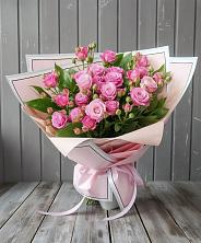 Букет Розовый кустик в Родине