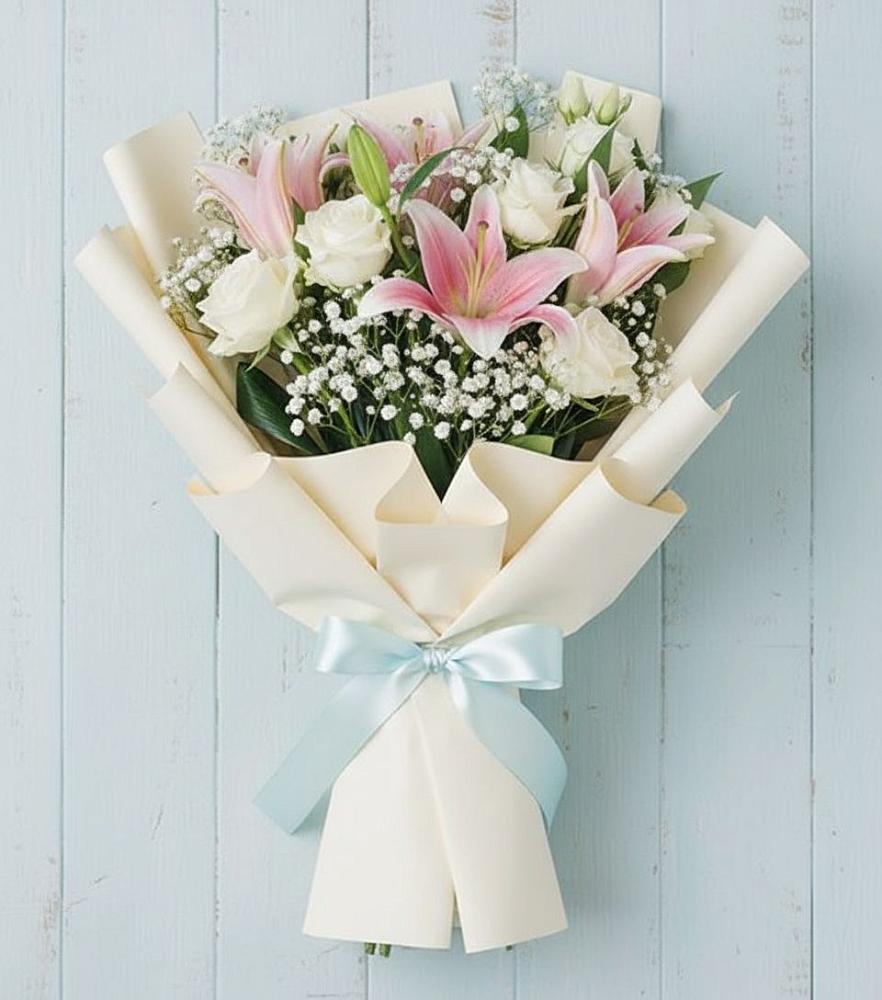 Букет цветов из: Лилии в Родине