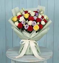 Букет цветов из:  Розы в Родине