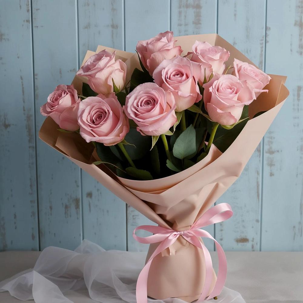 Букет цветов из: Розы в Родине