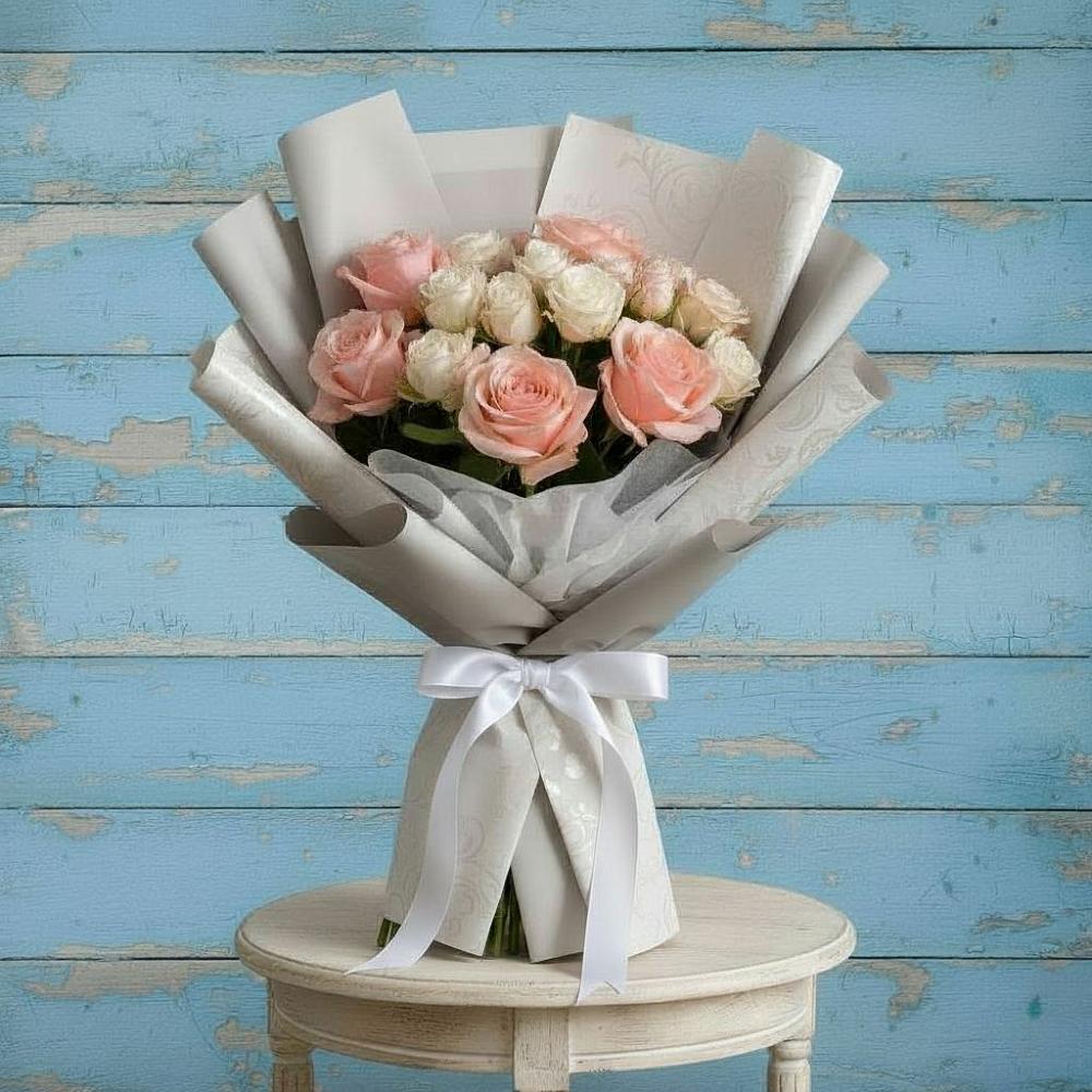 Букет цветов из: Розы в Родине