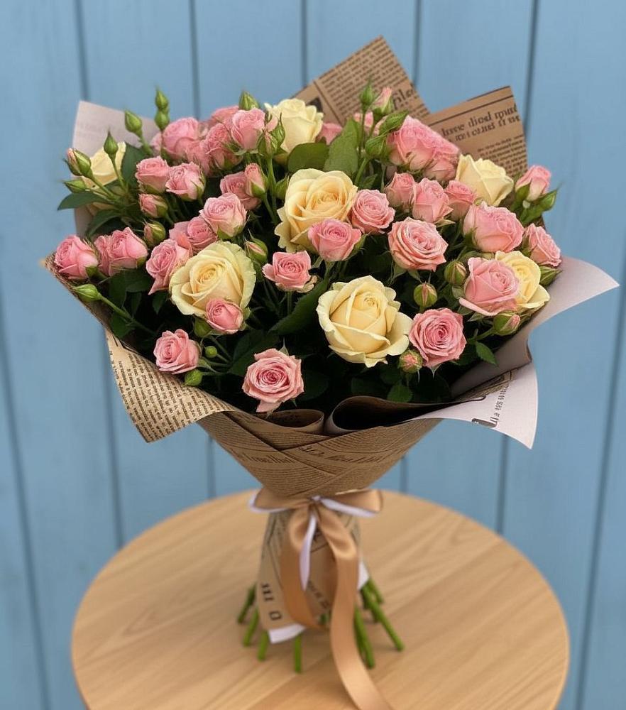 Букет цветов из: Розы в Родине