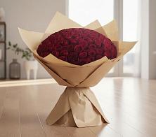 Букет 101 Красная роза в Родине