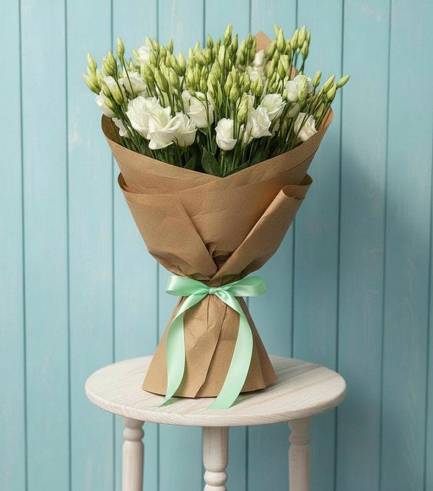 Букет цветов из: Лизиантусы в Родине