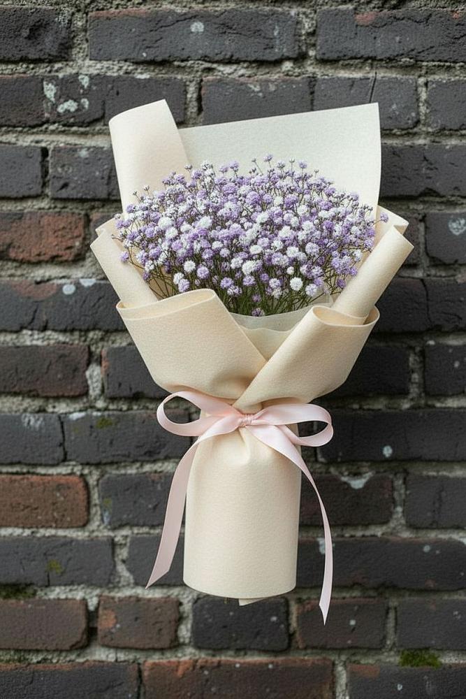 Букет цветов из: Гипсофила в Родине