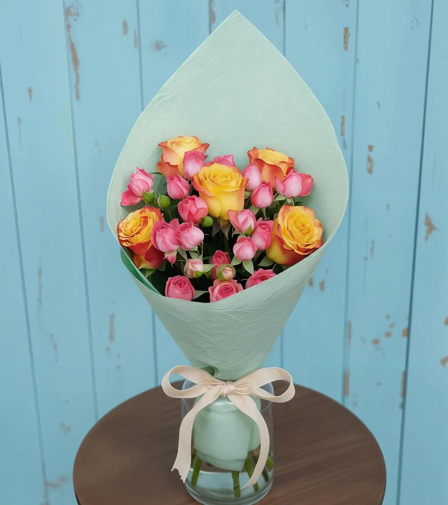 Букет цветов из: Розы в Родине