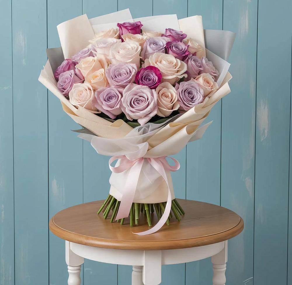 Букет цветов из: Розы в Родине