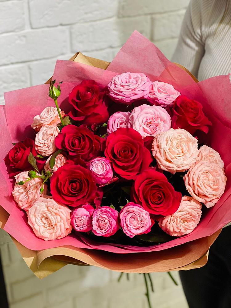 Букет цветов из: Розы в Родине