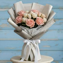Букет цветов из:  Розы #REPLACE_PRED# Родине