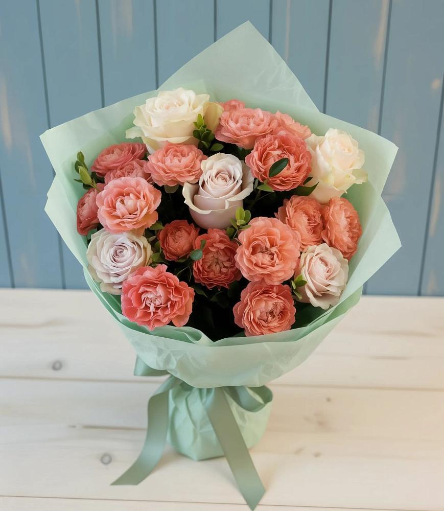 Букет цветов из: Розы в Родине