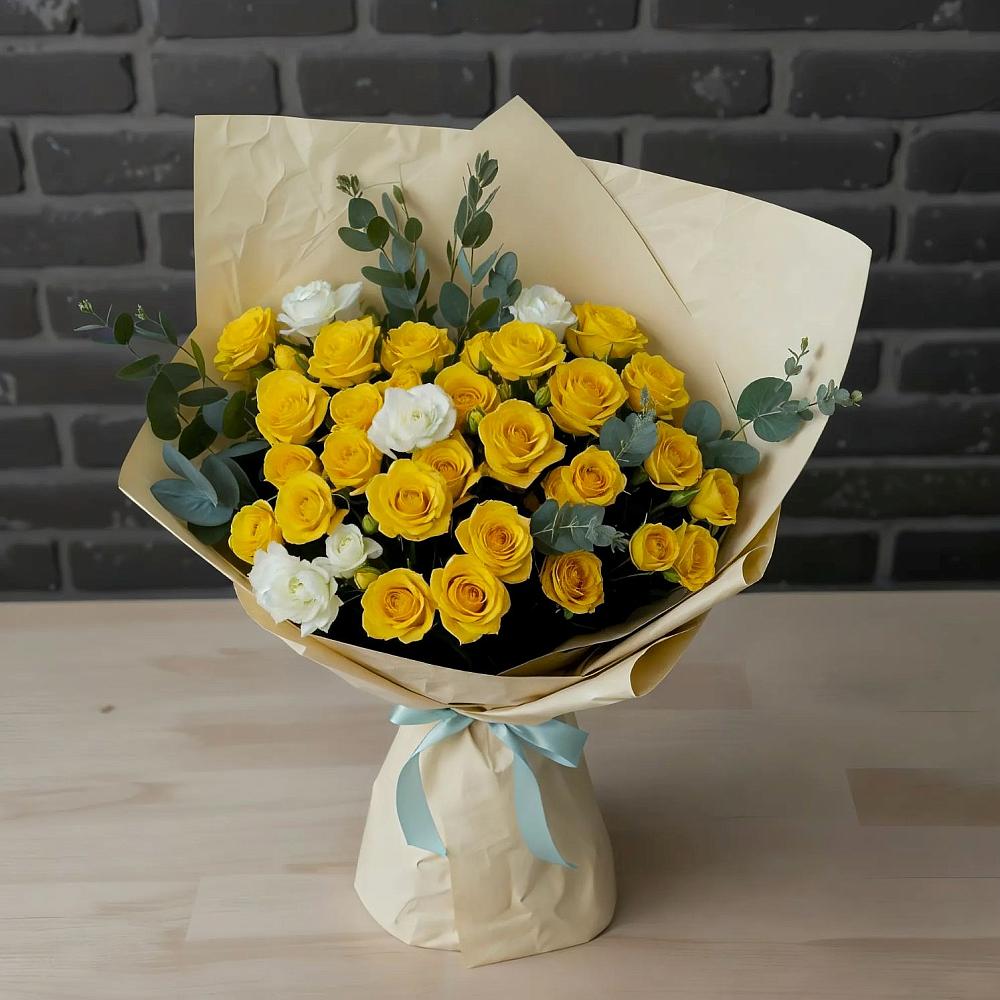 Букет цветов из: Розы в Родине