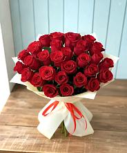 Букет 29 Красных роз в Родине