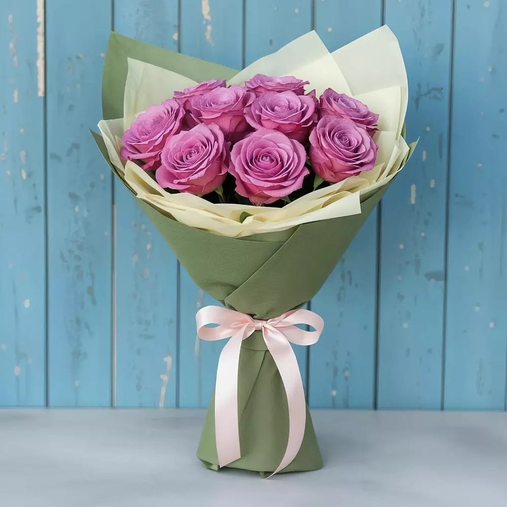 Букет Розы Фёрст Леди в Родине