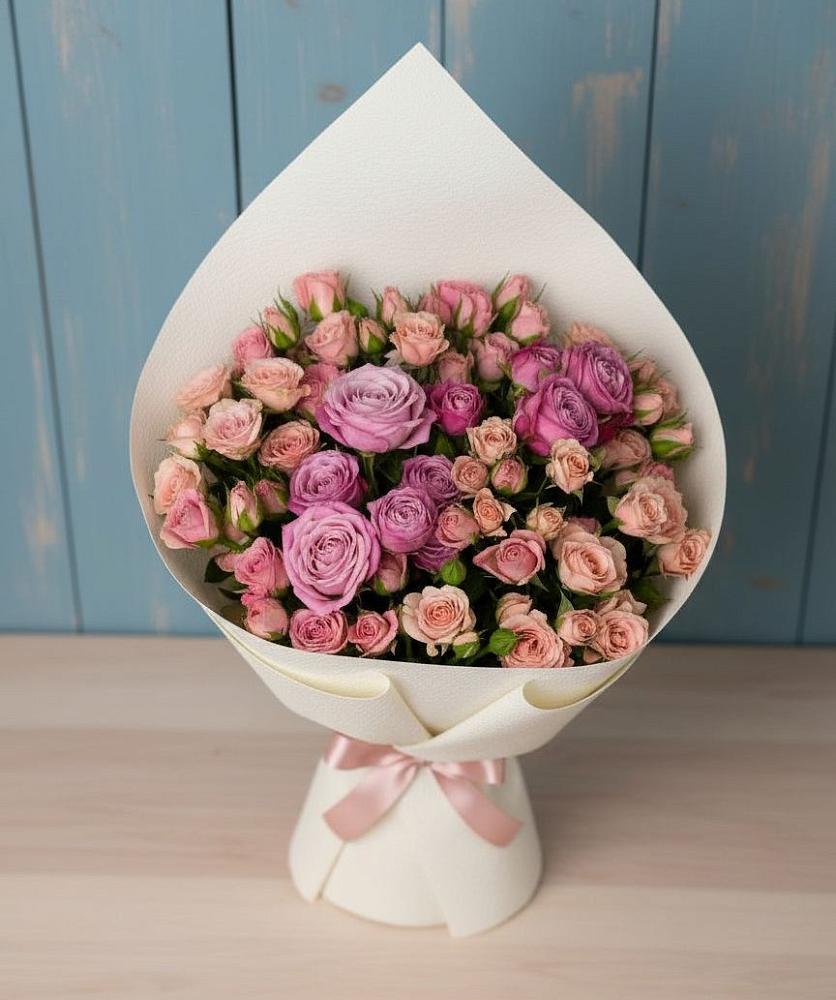 Букет цветов из: Розы в Родине