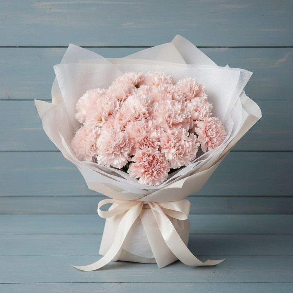 Букет цветов из: Гвоздики в Родине