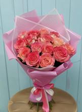 Букет 15 Розовых роз Равель #REPLACE_PRED# Родине