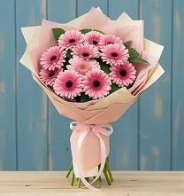 Букет цветов из:  Герберы в Родине